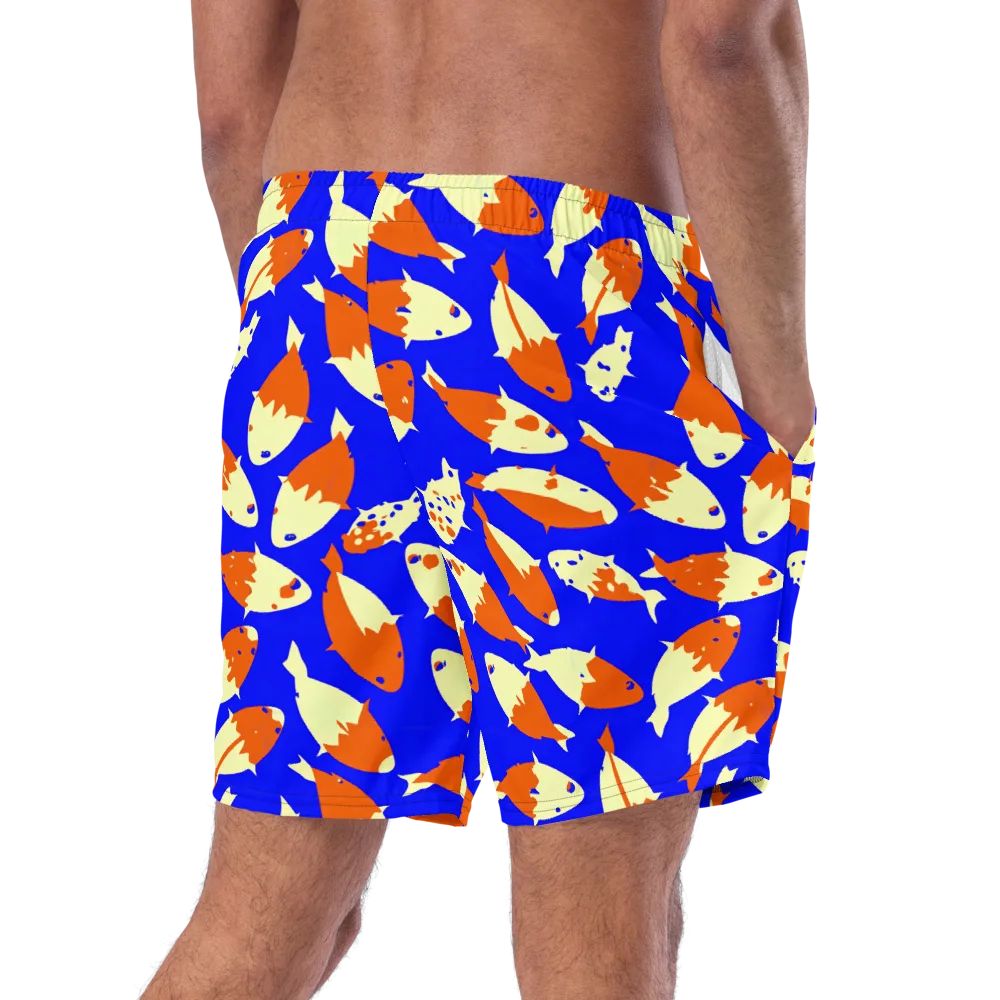 Koi Voltage on Swim Trunks — Right Back