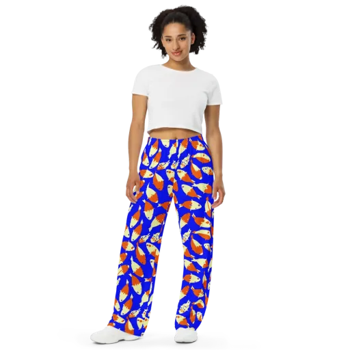 Koi Voltage on a Wide-Leg Pants