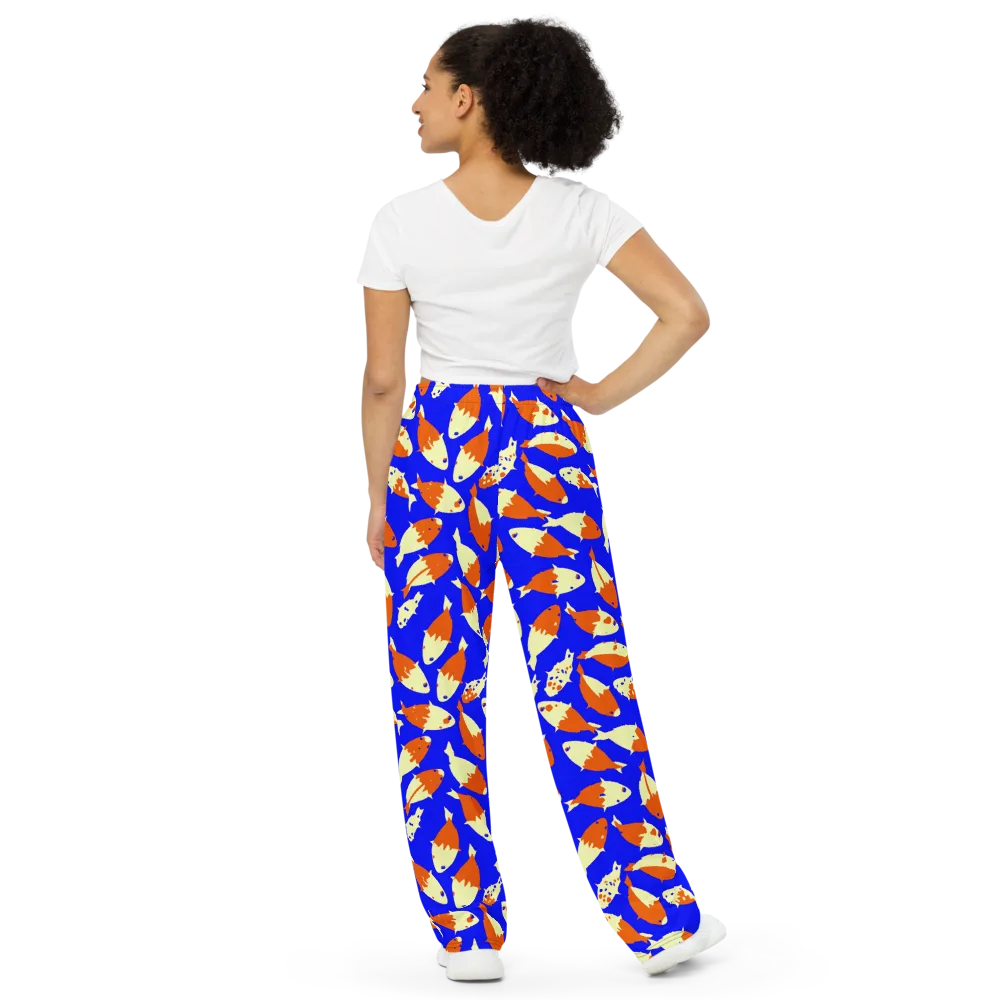 Koi Voltage on Wide-Leg Pants — Back