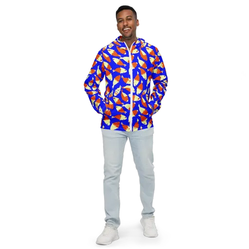 Koi Voltage on a Men's Windbreaker