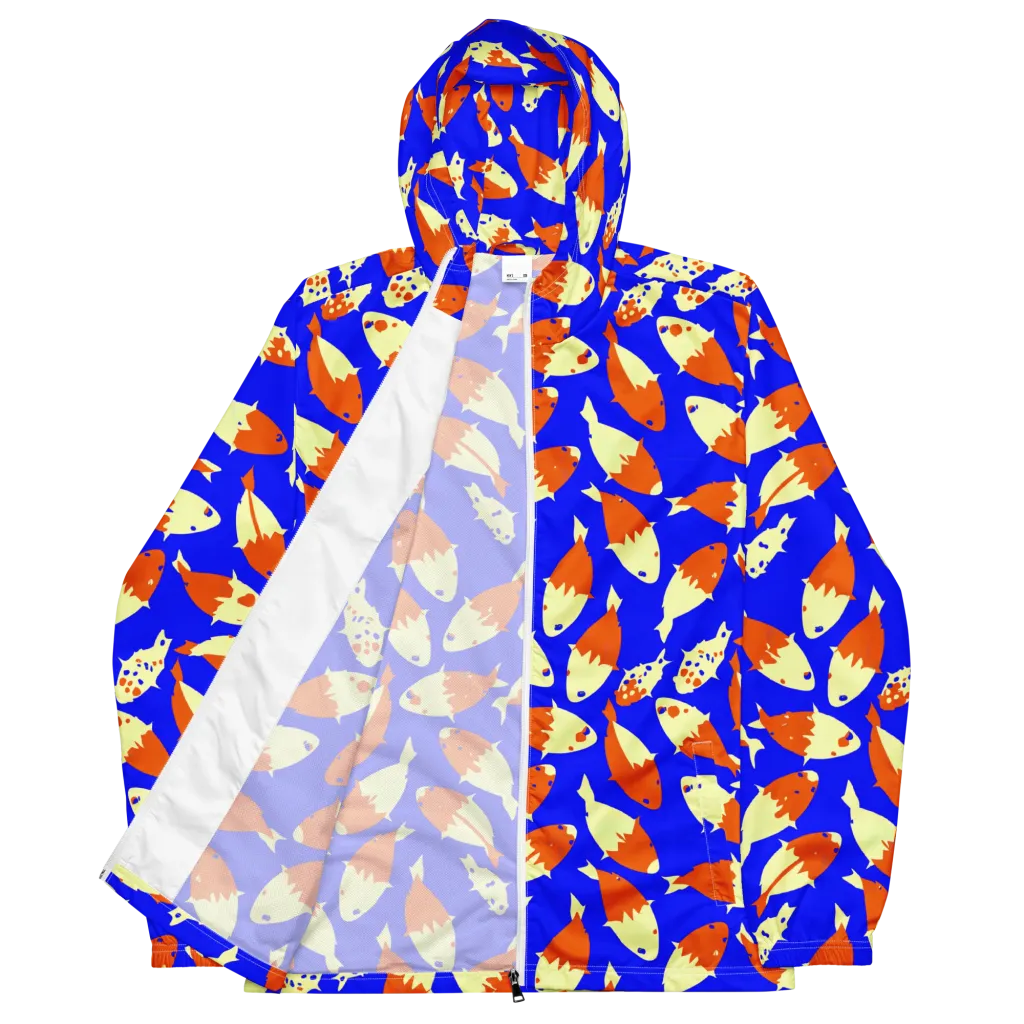 Koi Voltage on Men's Windbreaker — Front