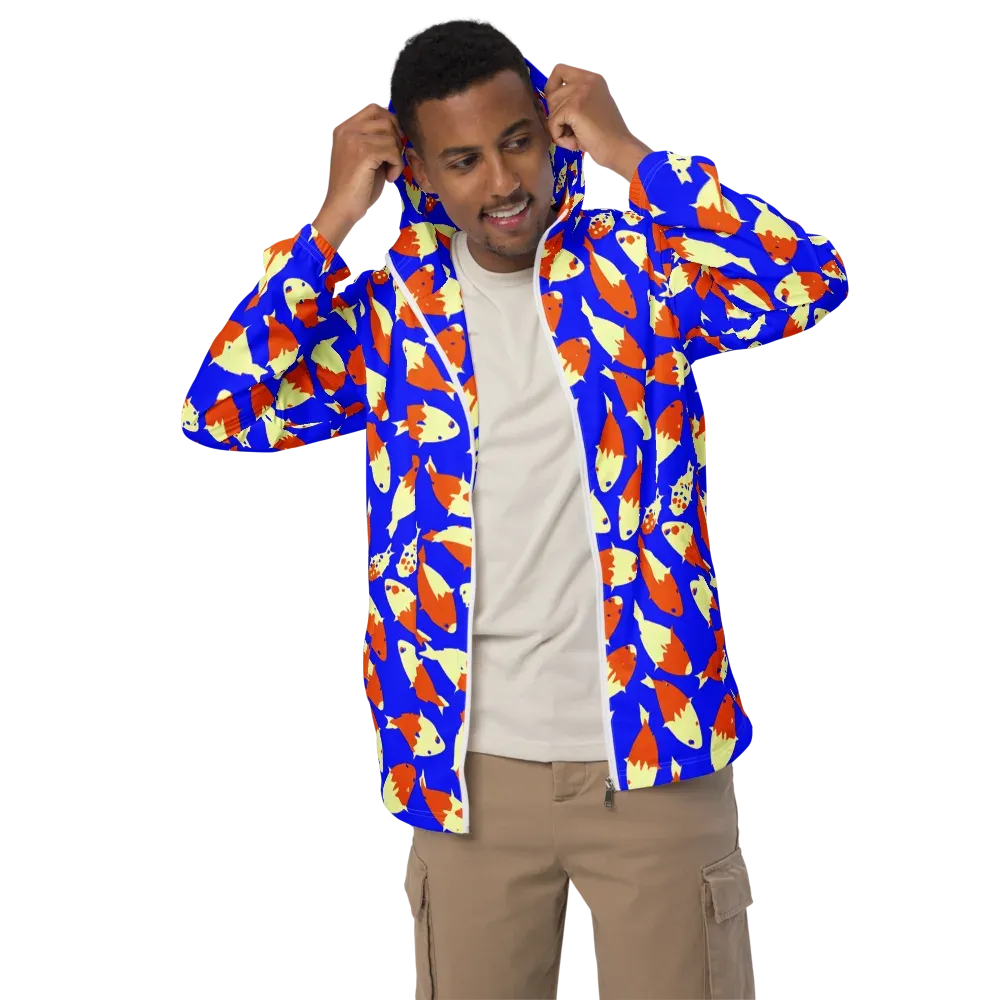 Koi Voltage on Men's Windbreaker — Front