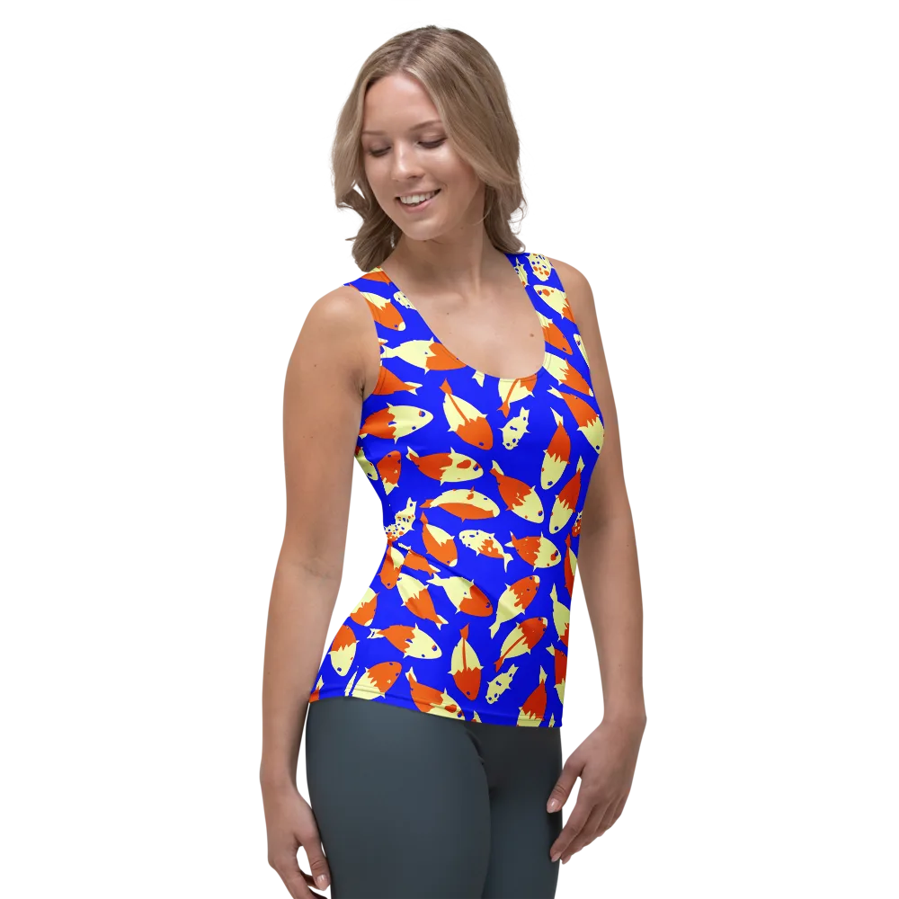 Koi Voltage on Women's Tank Top — Right Front