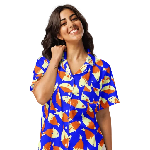 Koi Voltage on a Women's Short Sleeve Pajama Top