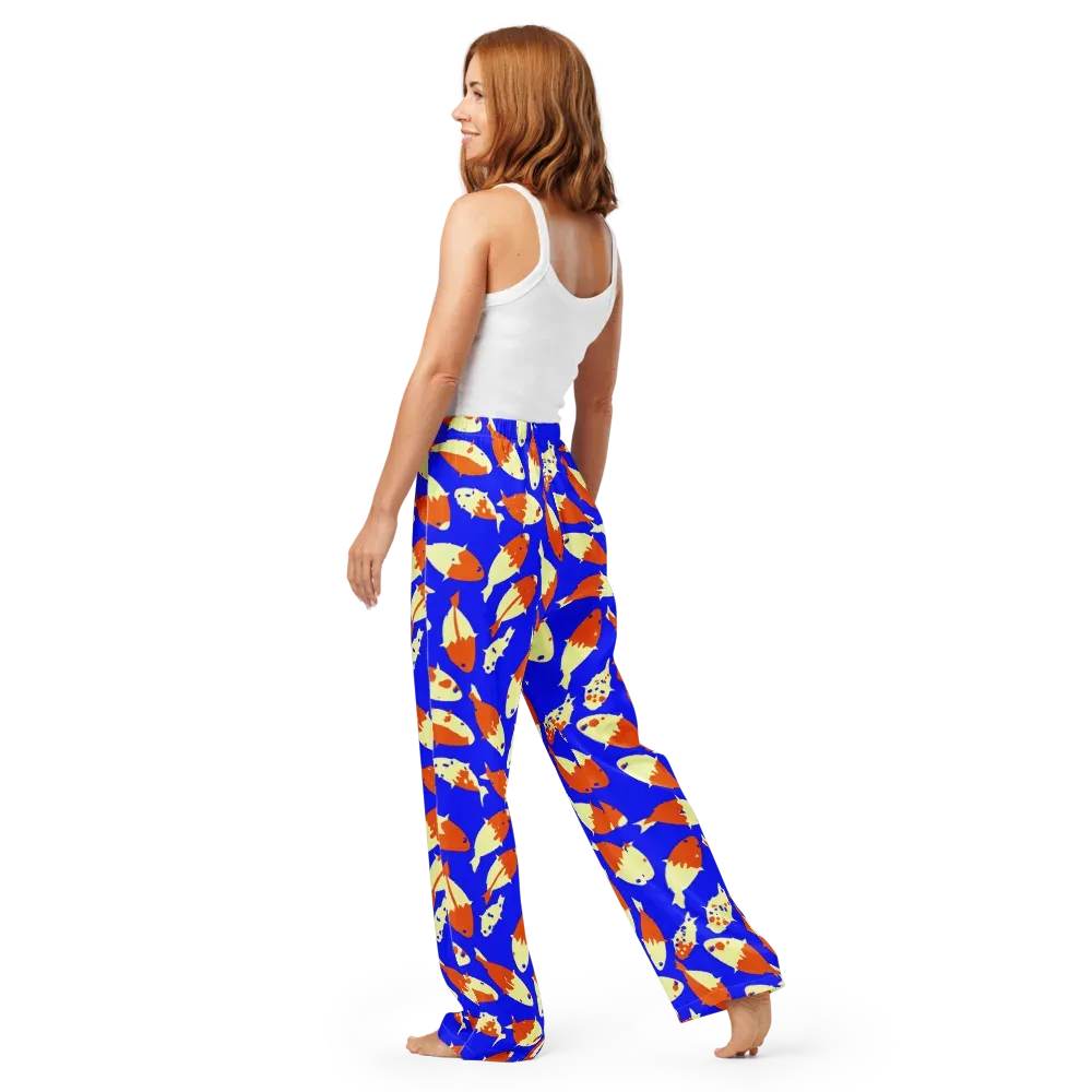 Koi Voltage on Women's Pajama Pants — Back