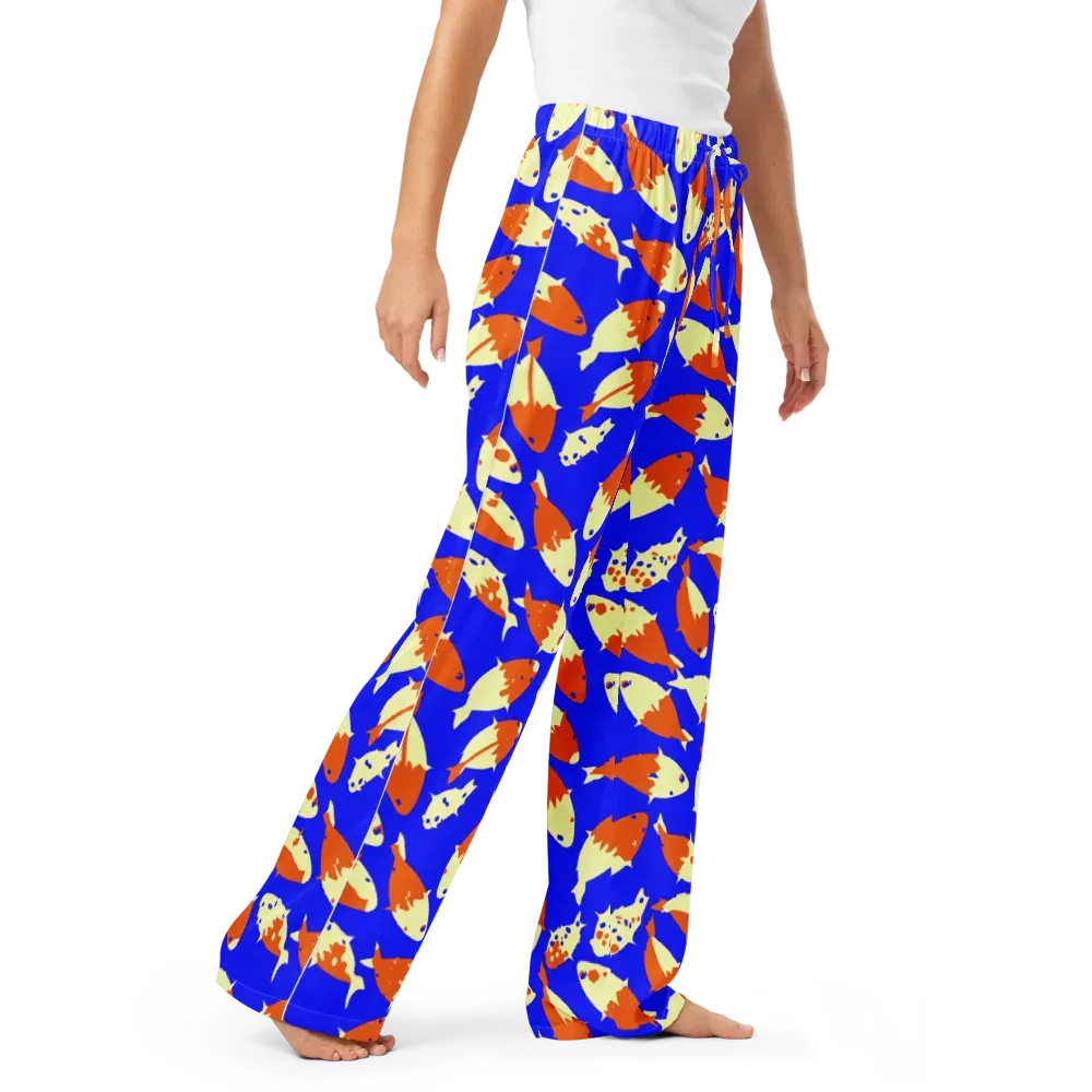 Koi Voltage on Women's Pajama Pants — Right Front
