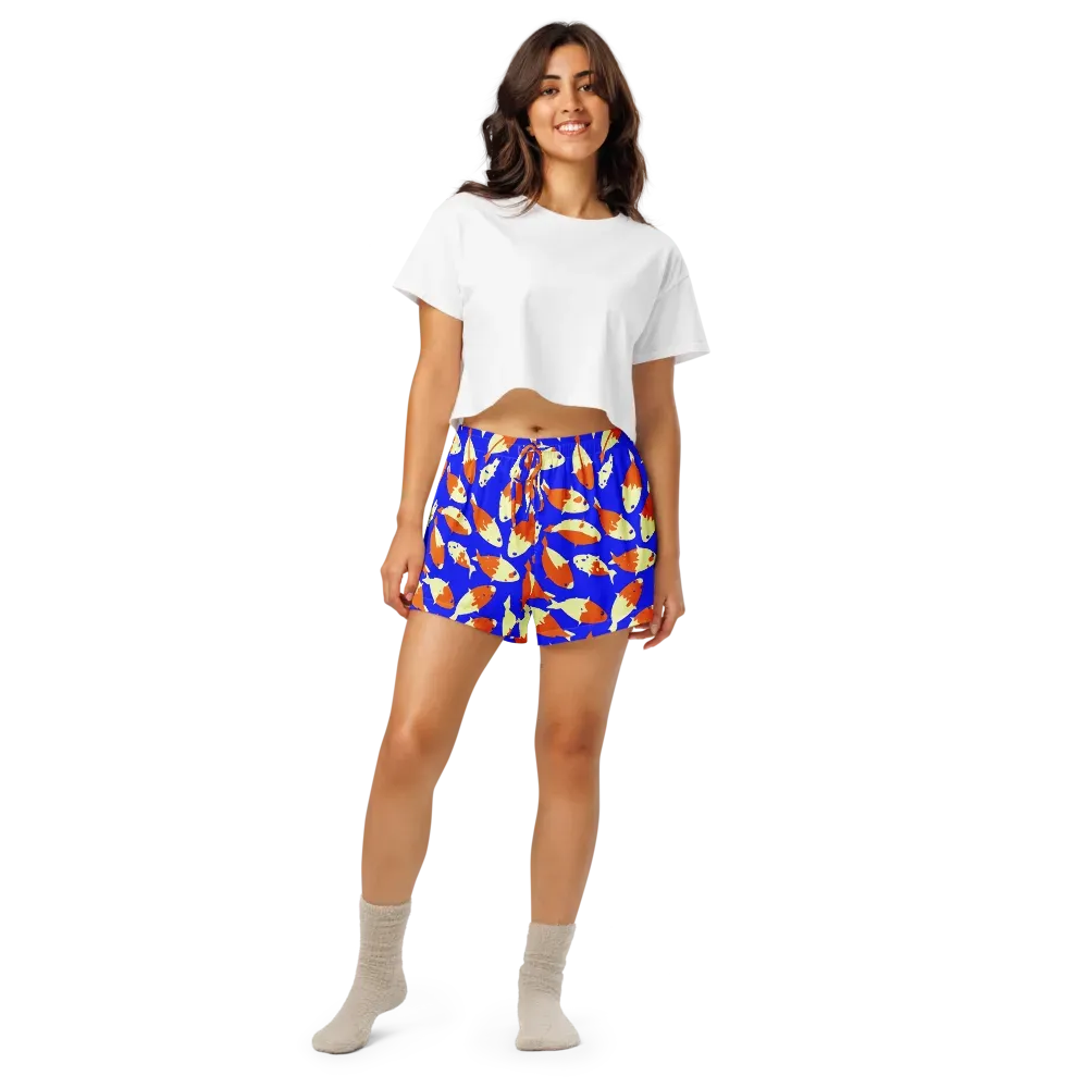 Koi Voltage on Women's Pajama Shorts — Front