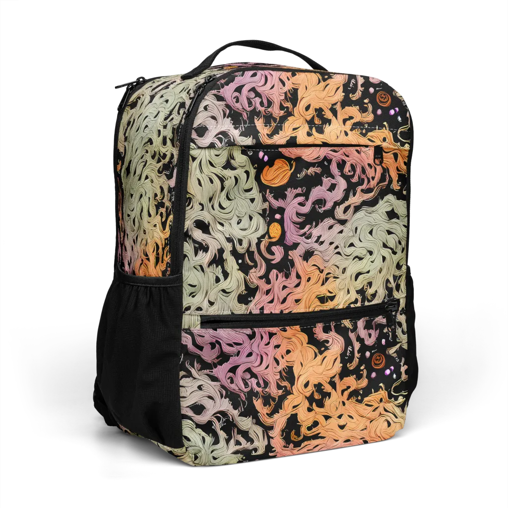 Flame Garden on Utility Backpack — Right Front