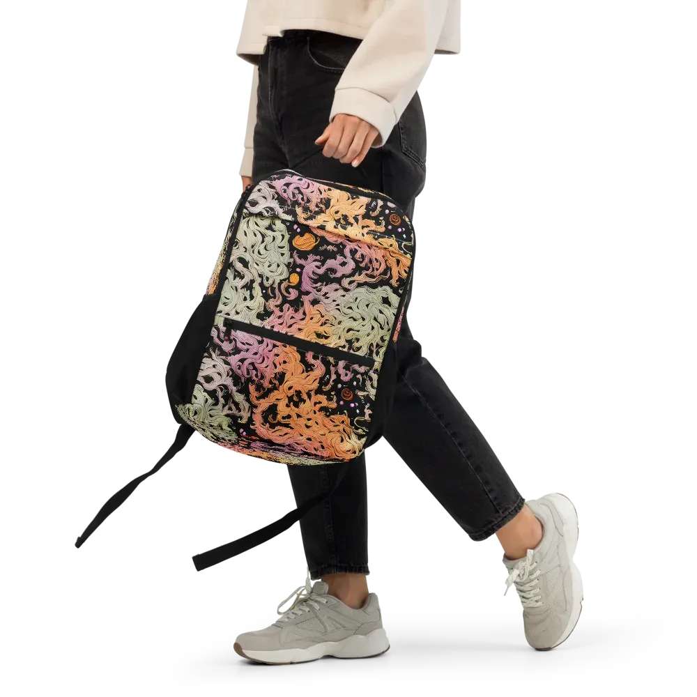 Flame Garden on Utility Backpack — Front