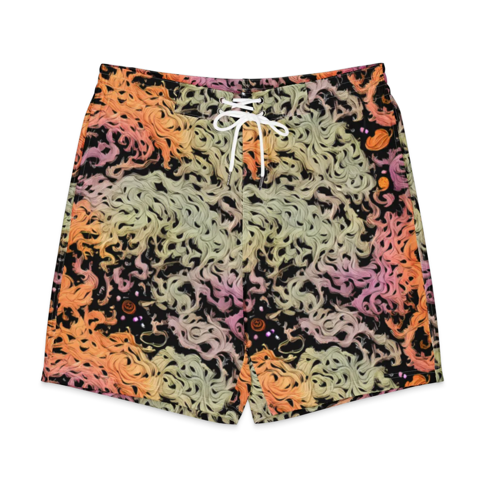 Flame Garden on Men's Board Shorts — Front