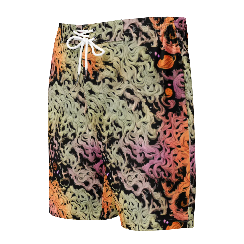 Flame Garden on Men's Board Shorts — Front