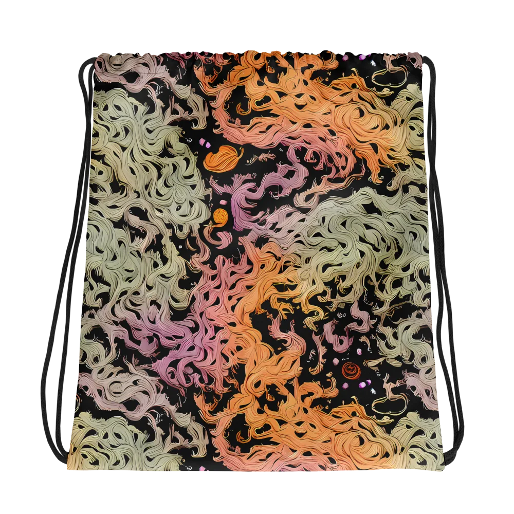 Flame Garden on Drawstring Bag — Photo