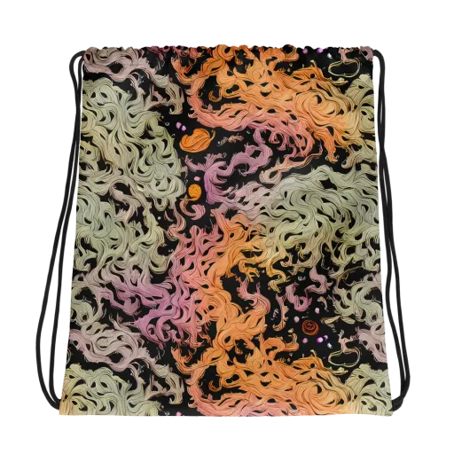 Flame Garden on a Drawstring Bag