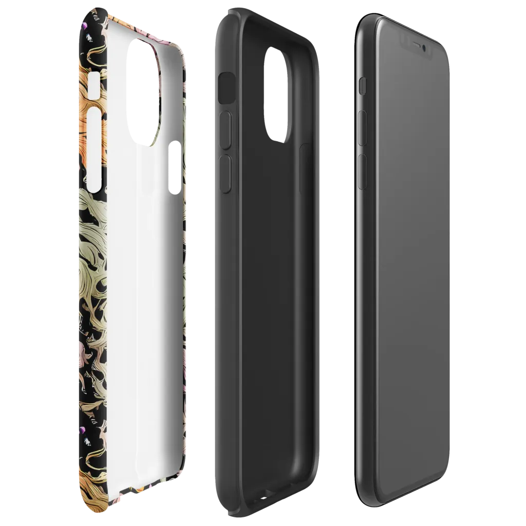 Flame Garden on Tough Case for iPhone® — Right