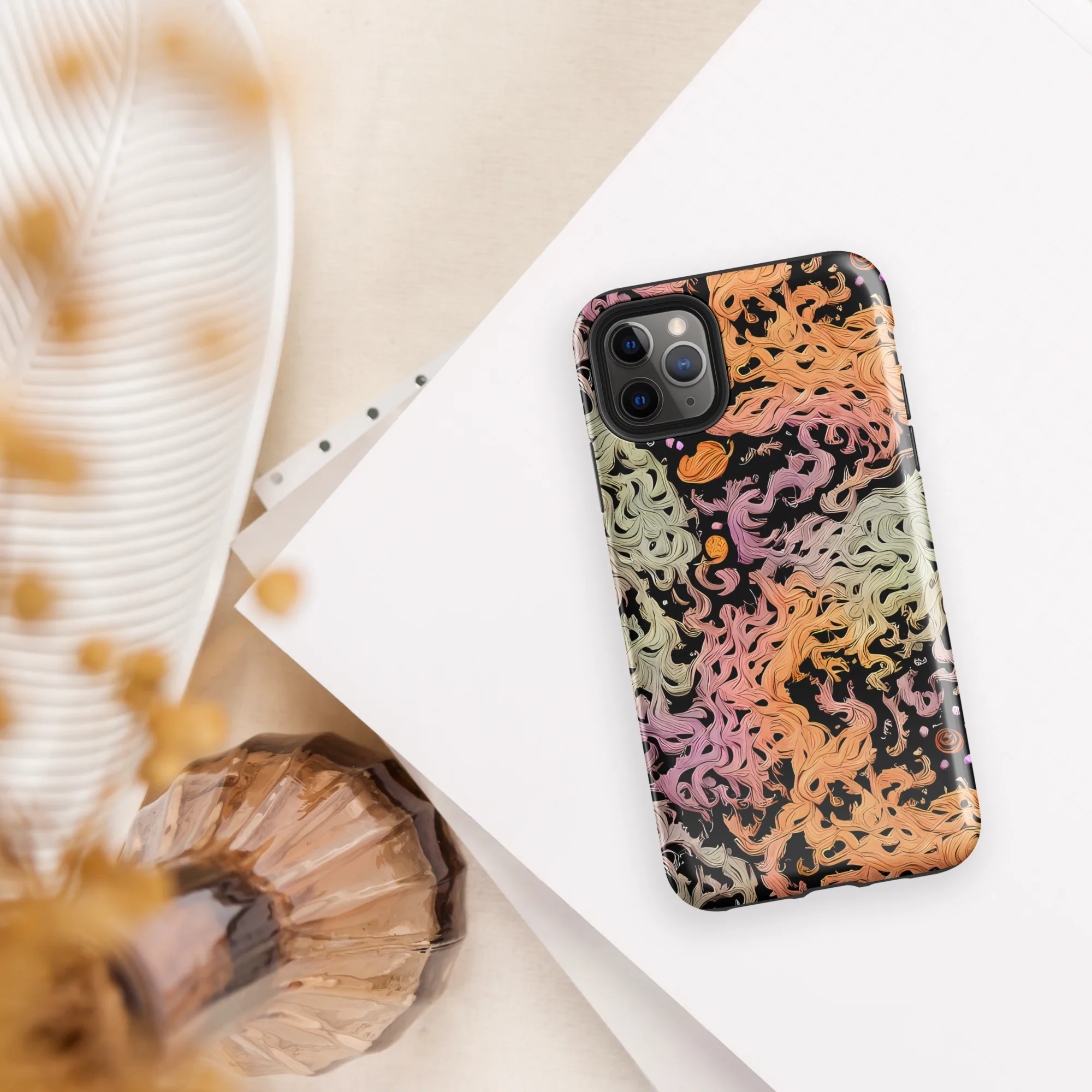 Flame Garden on Tough Case for iPhone® — Front