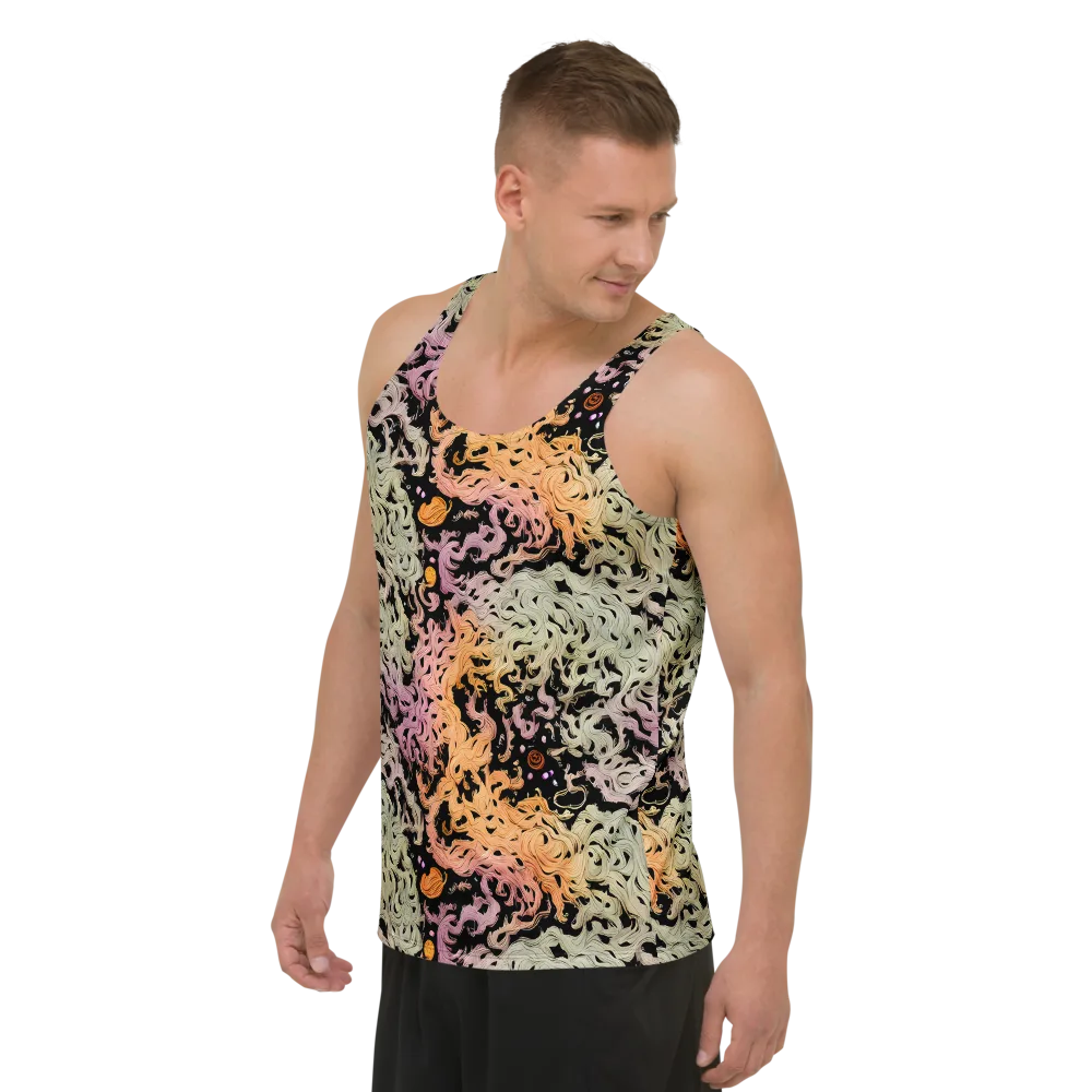 Flame Garden on Men's Tank Top — Left Front