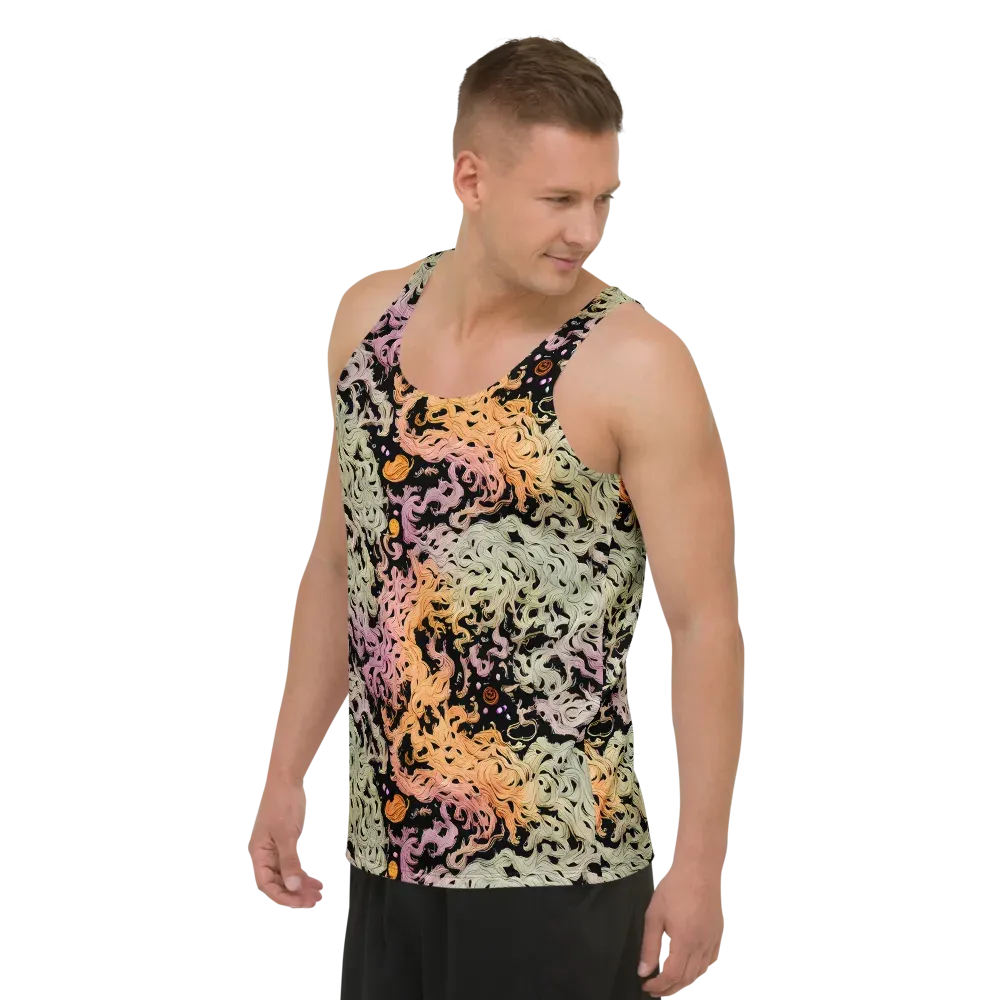 Flame Garden on Men's Tank Top — Left Front