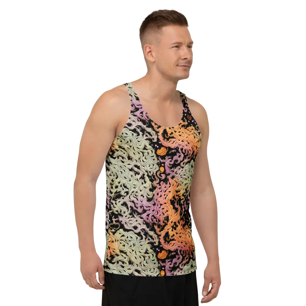 Flame Garden on Men's Tank Top — Right Front