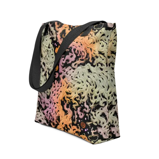 Flame Garden on a Tote Bag