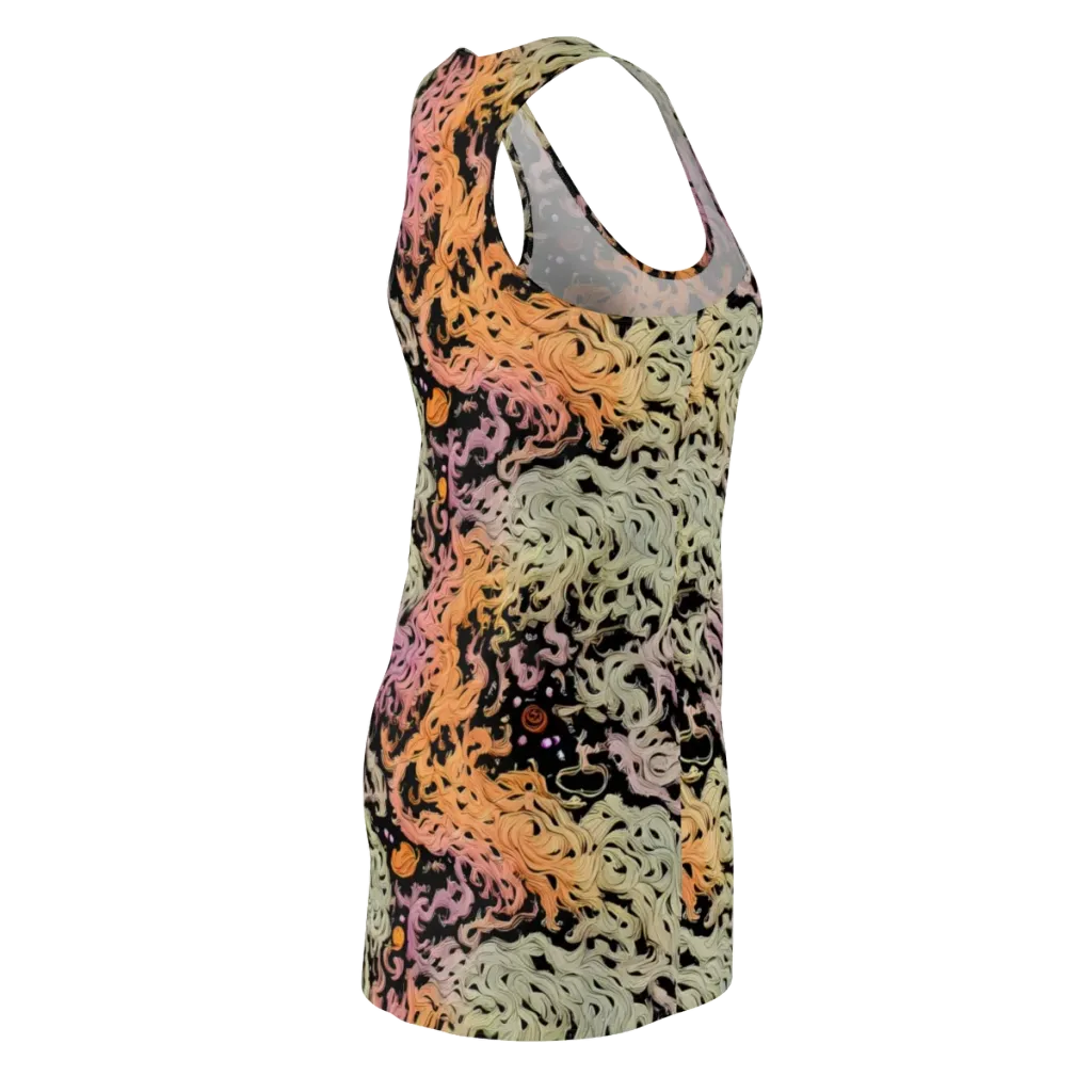 Flame Garden on Racerback Dress — Back Side