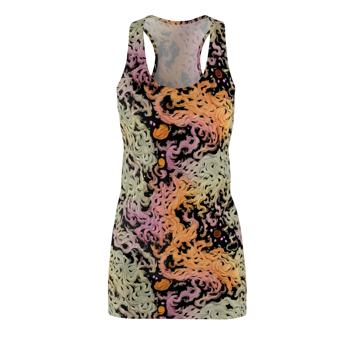 Flame Garden on Racerback Dress — Front