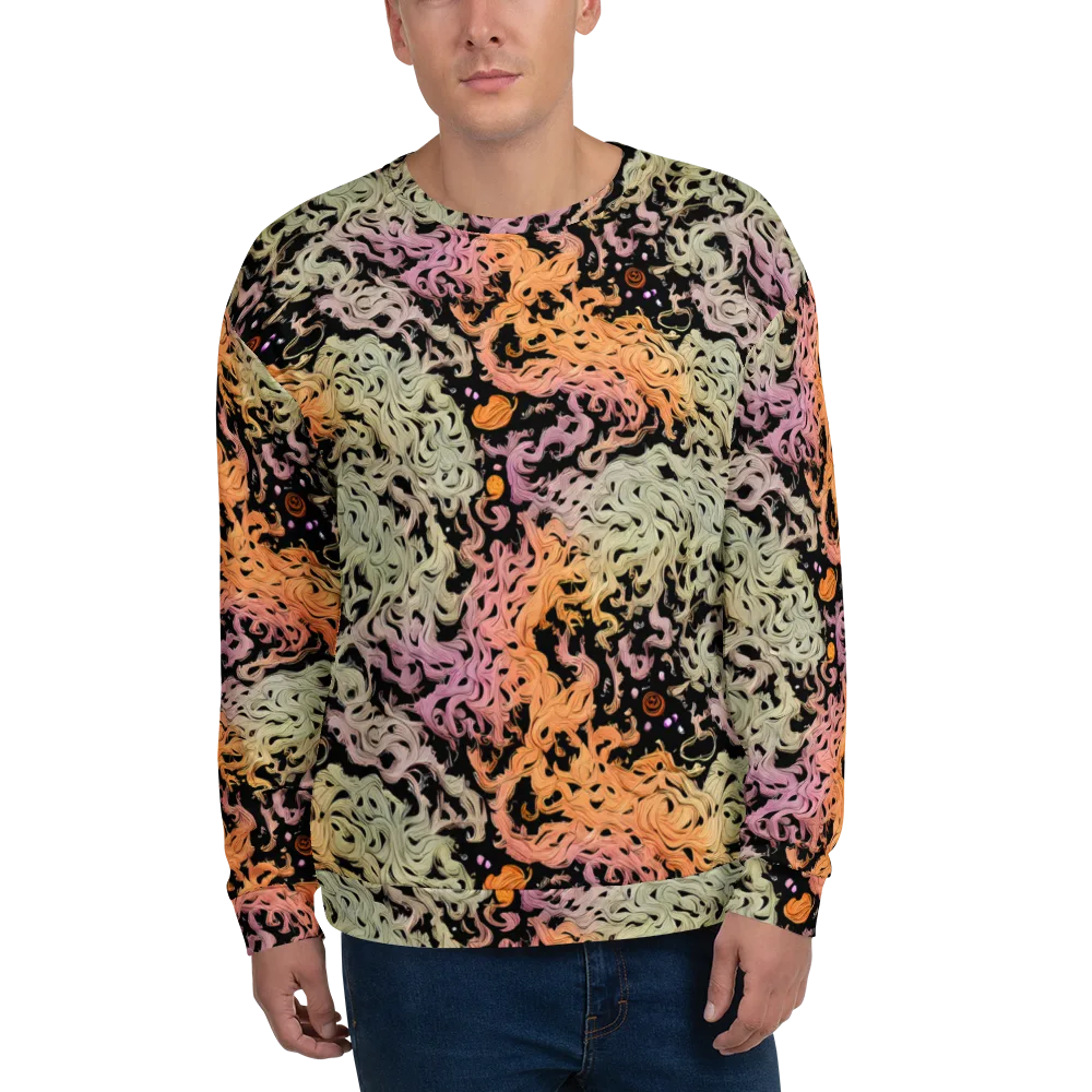 Flame Garden on Sweatshirt — Front