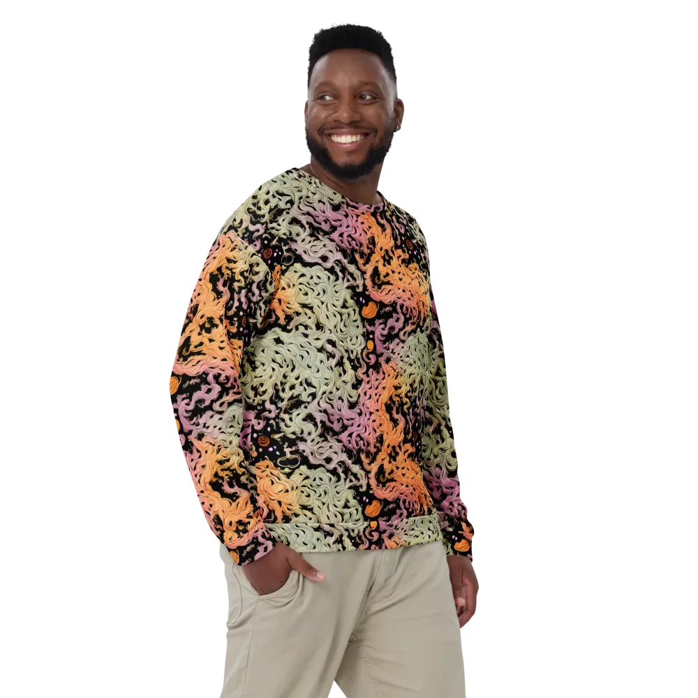 Flame Garden on Sweatshirt — Front