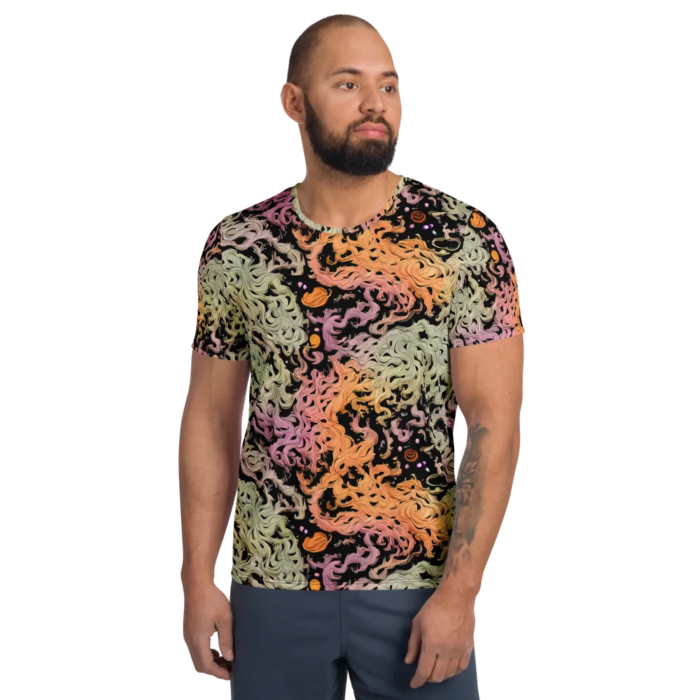 Flame Garden on Men's Athletic T-Shirt — Front
