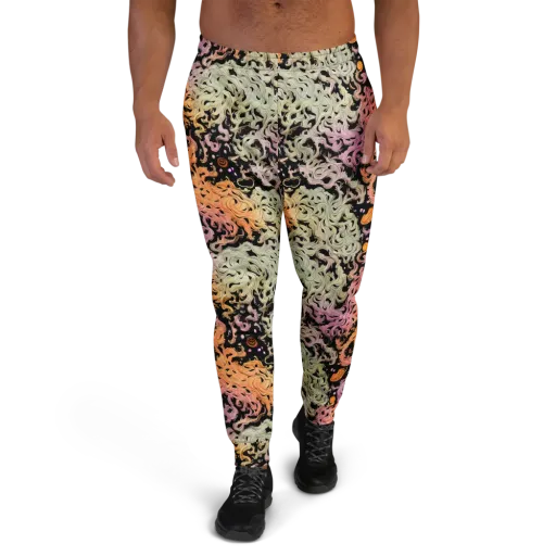 Flame Garden on a Men's Joggers