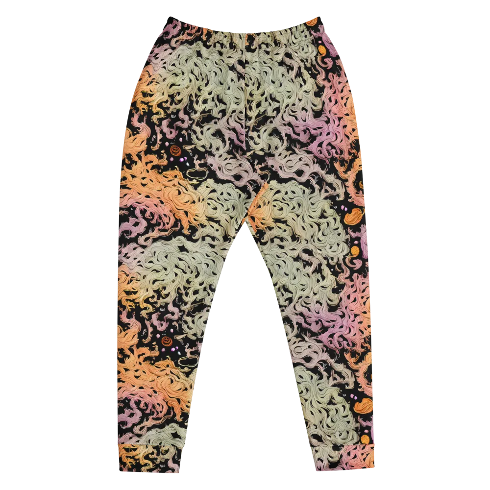 Flame Garden on Men's Joggers — Front