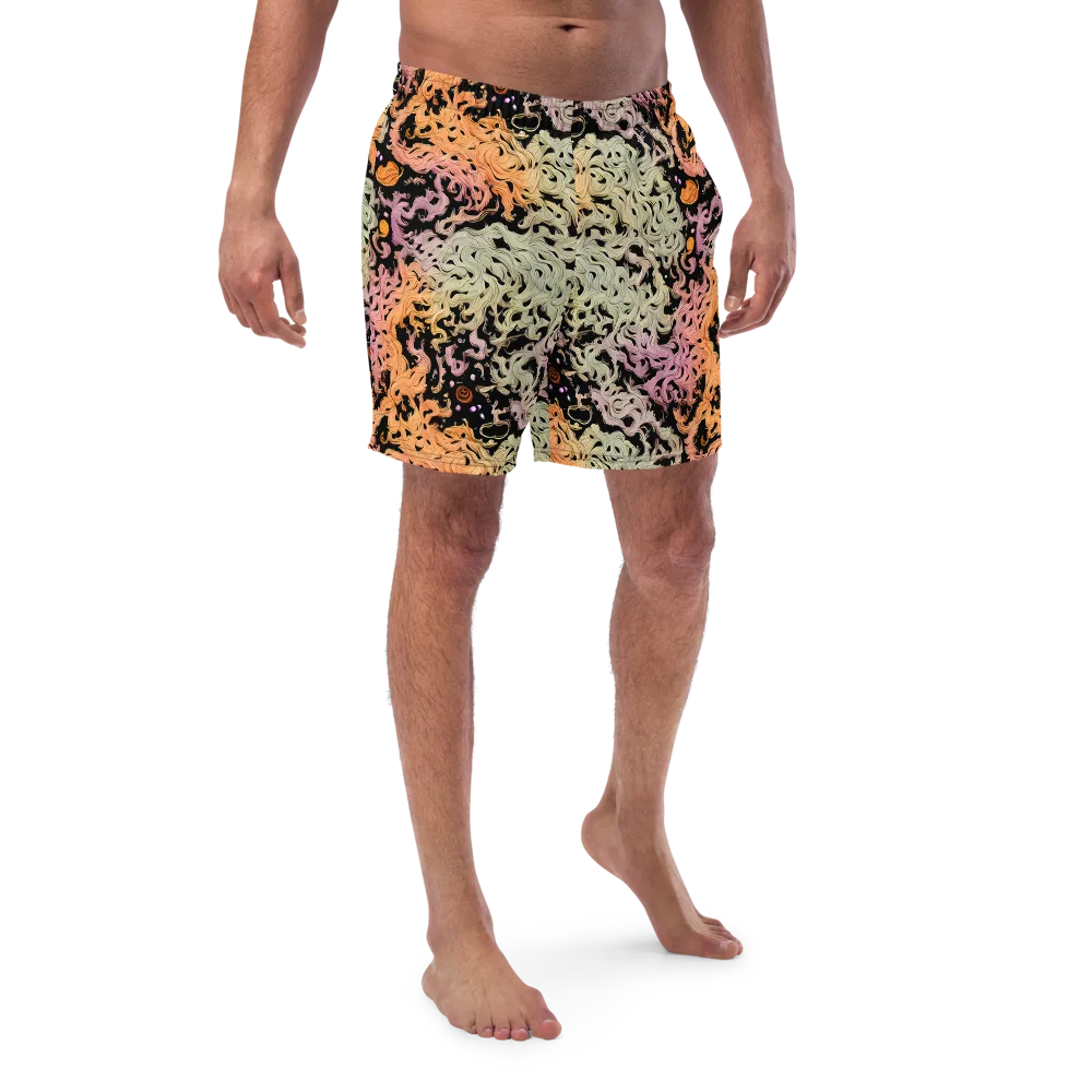Flame Garden on Swim Trunks — Front