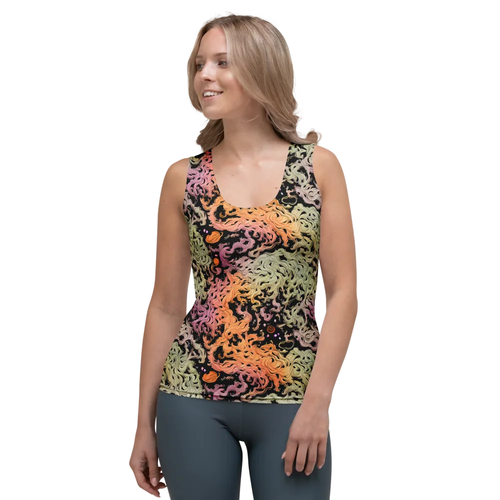 Flame Garden on Women's Tank Top — Front
