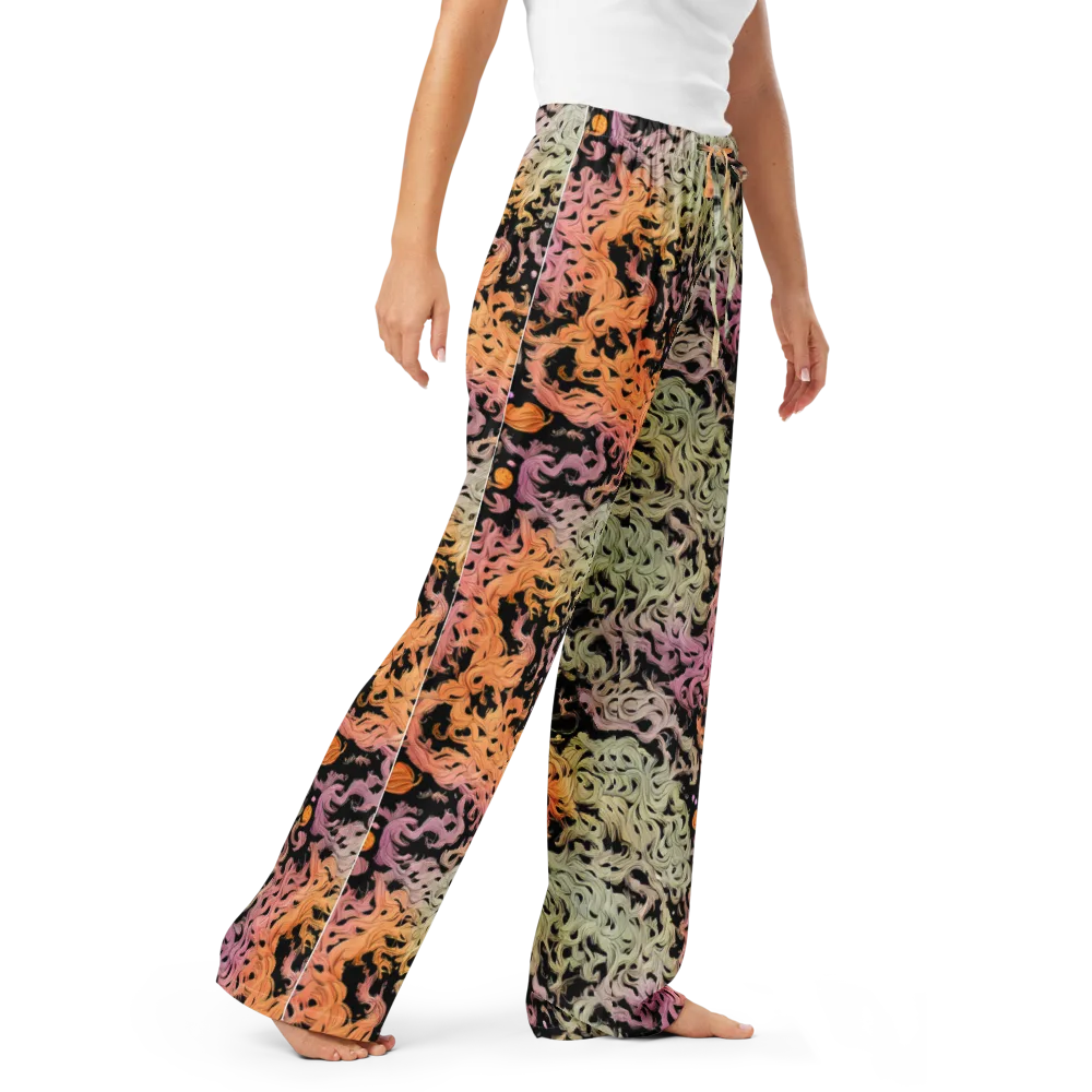 Flame Garden on Women's Pajama Pants — Right Front