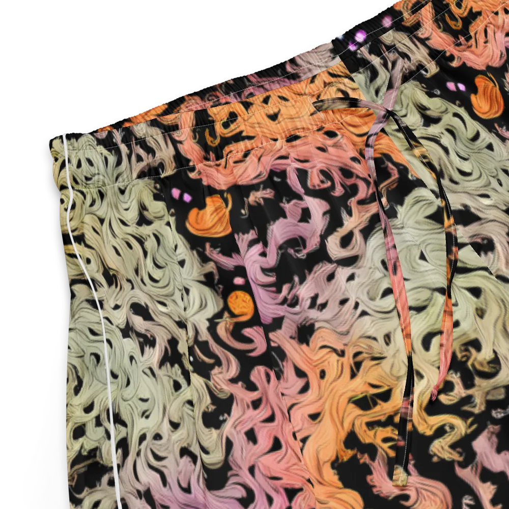 Flame Garden on Women's Pajama Shorts — Product details
