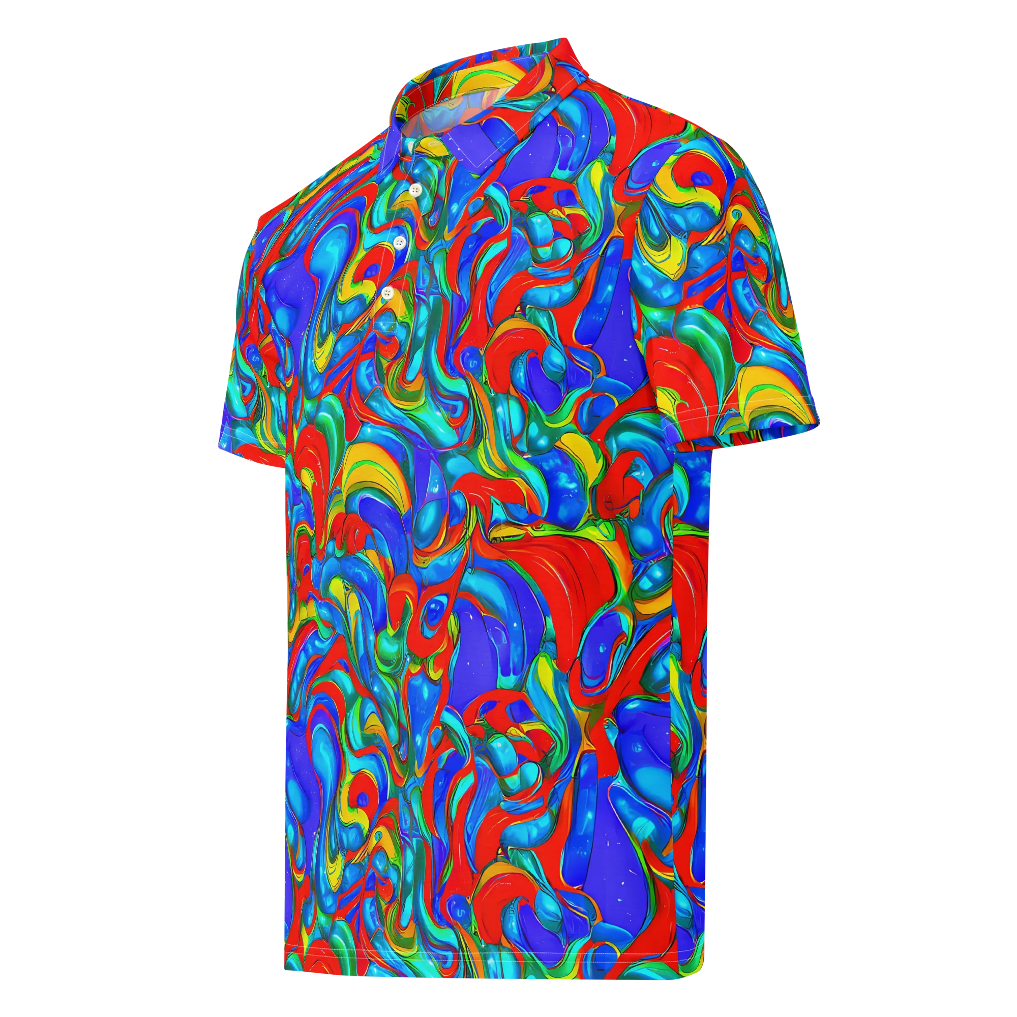 Hypercolor Flow on Men's Slim Fit Polo Shirt — Left Front