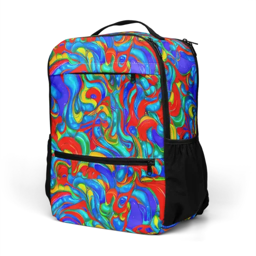 Hypercolor Flow on a Utility Backpack