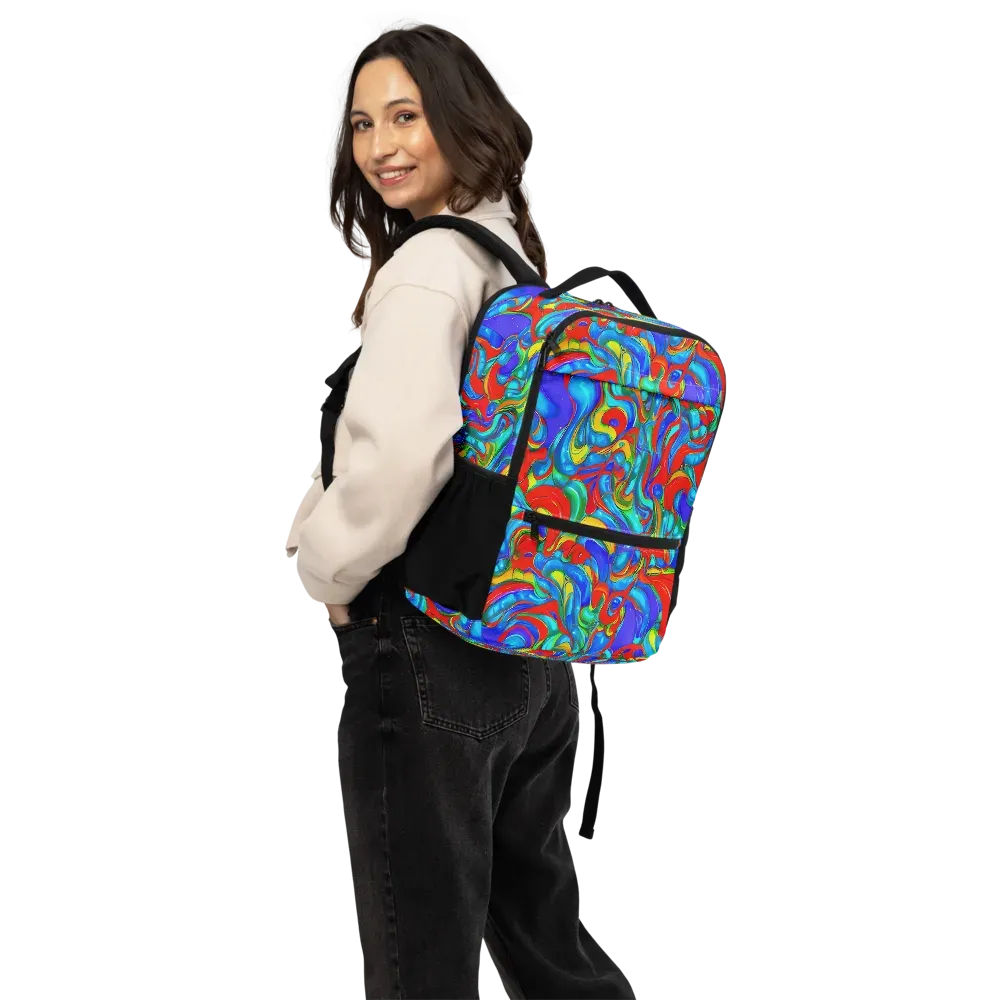 Hypercolor Flow on Utility Backpack — Back