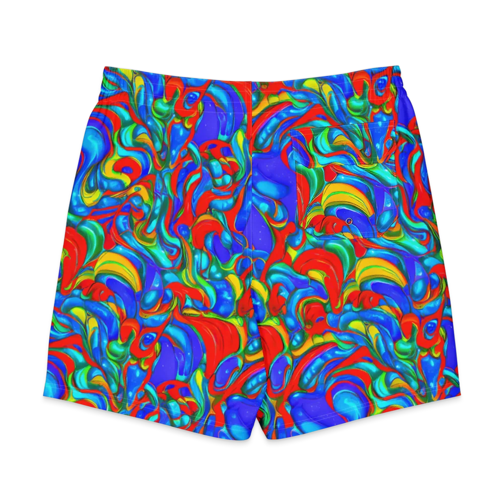 Hypercolor Flow on Men's Board Shorts — Back