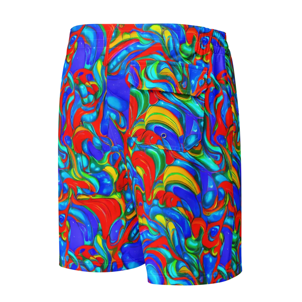 Hypercolor Flow on Men's Board Shorts — Back