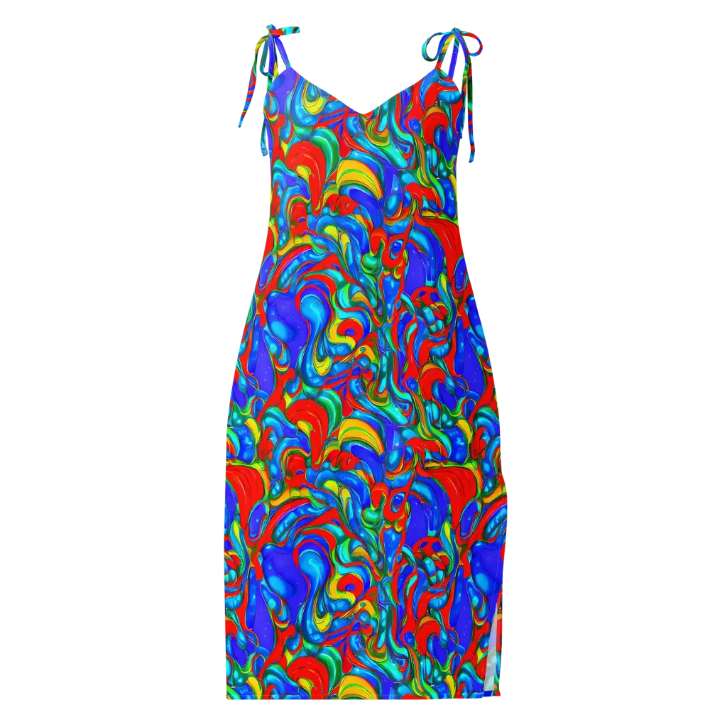Hypercolor Flow on Slip Dress — Front