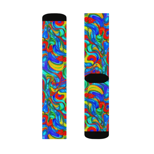 Hypercolor Flow on a Socks