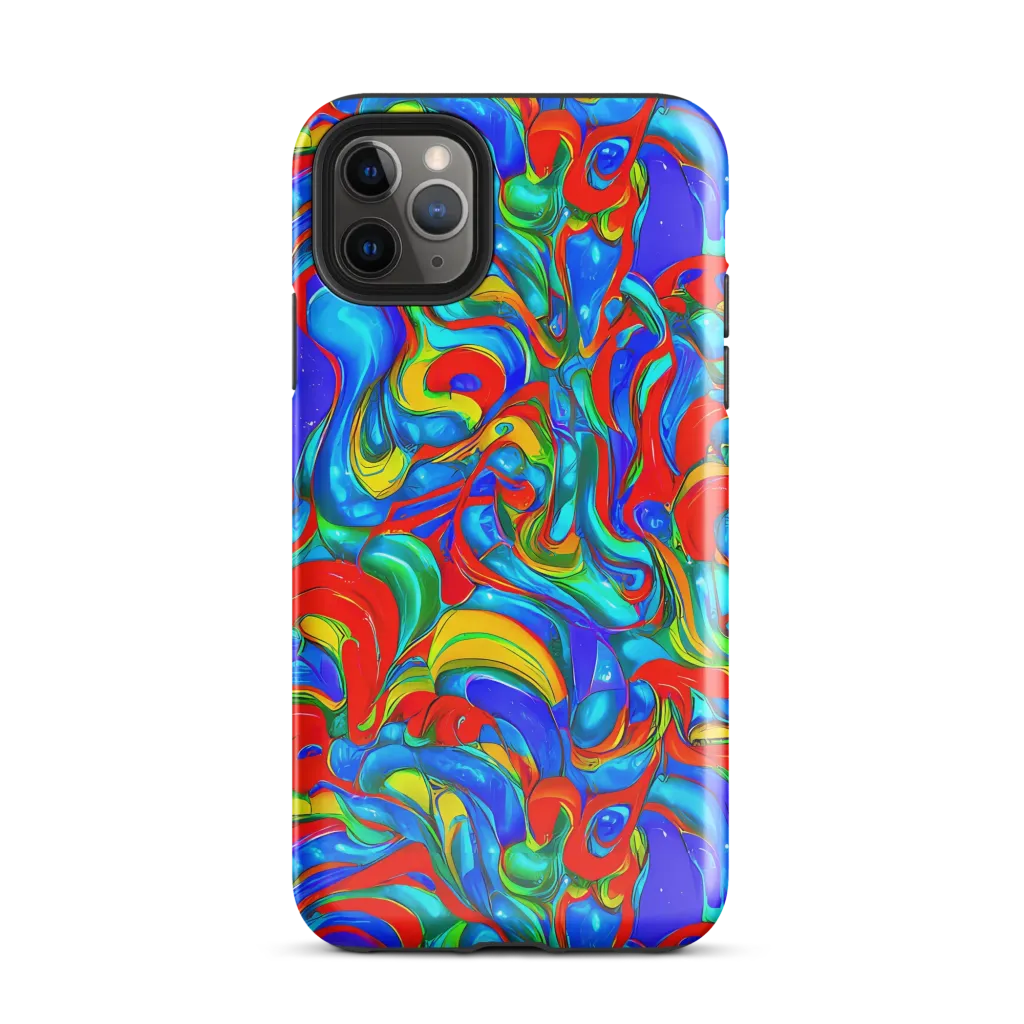 Hypercolor Flow on Tough Case for iPhone® — Front