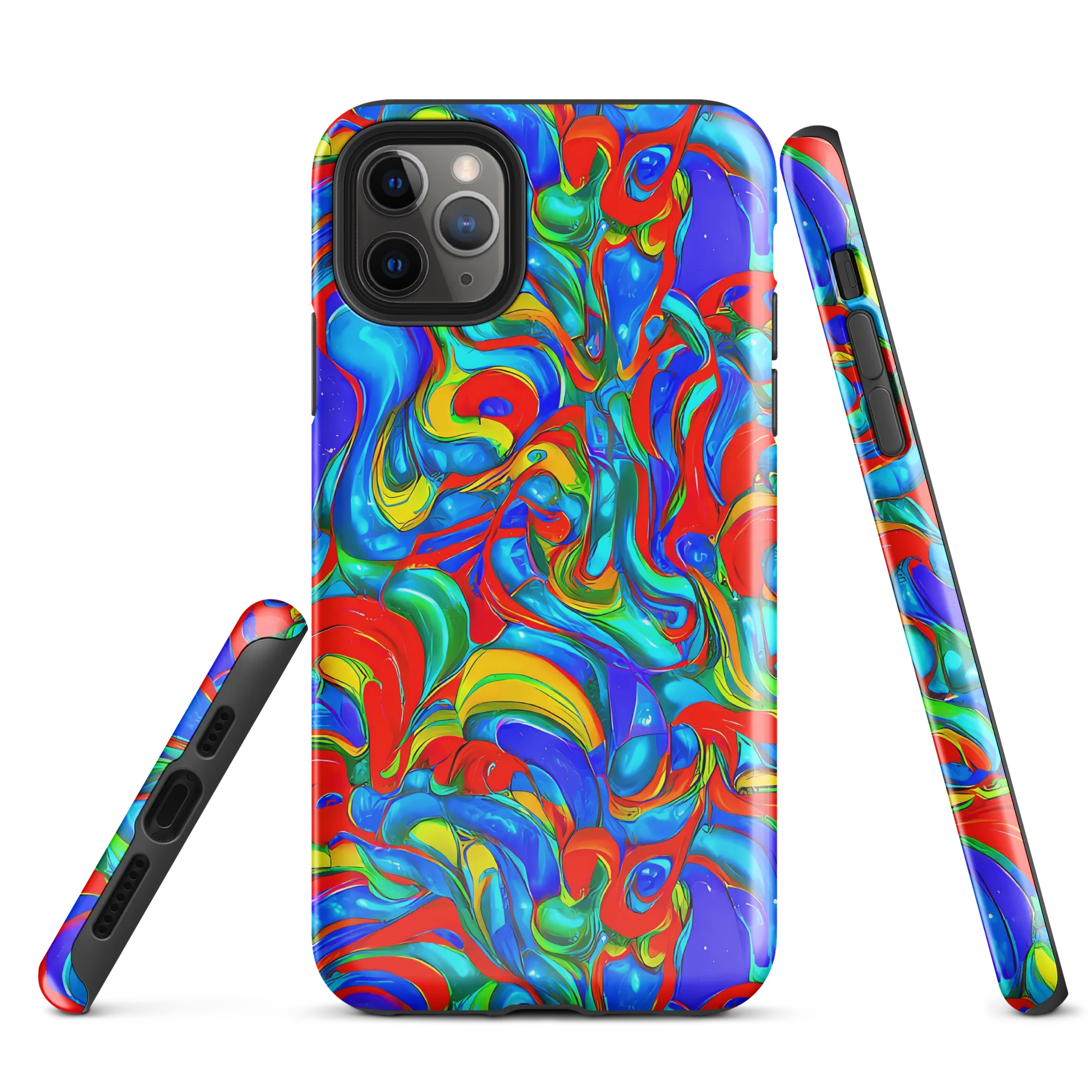 Hypercolor Flow on Tough Case for iPhone® — Front