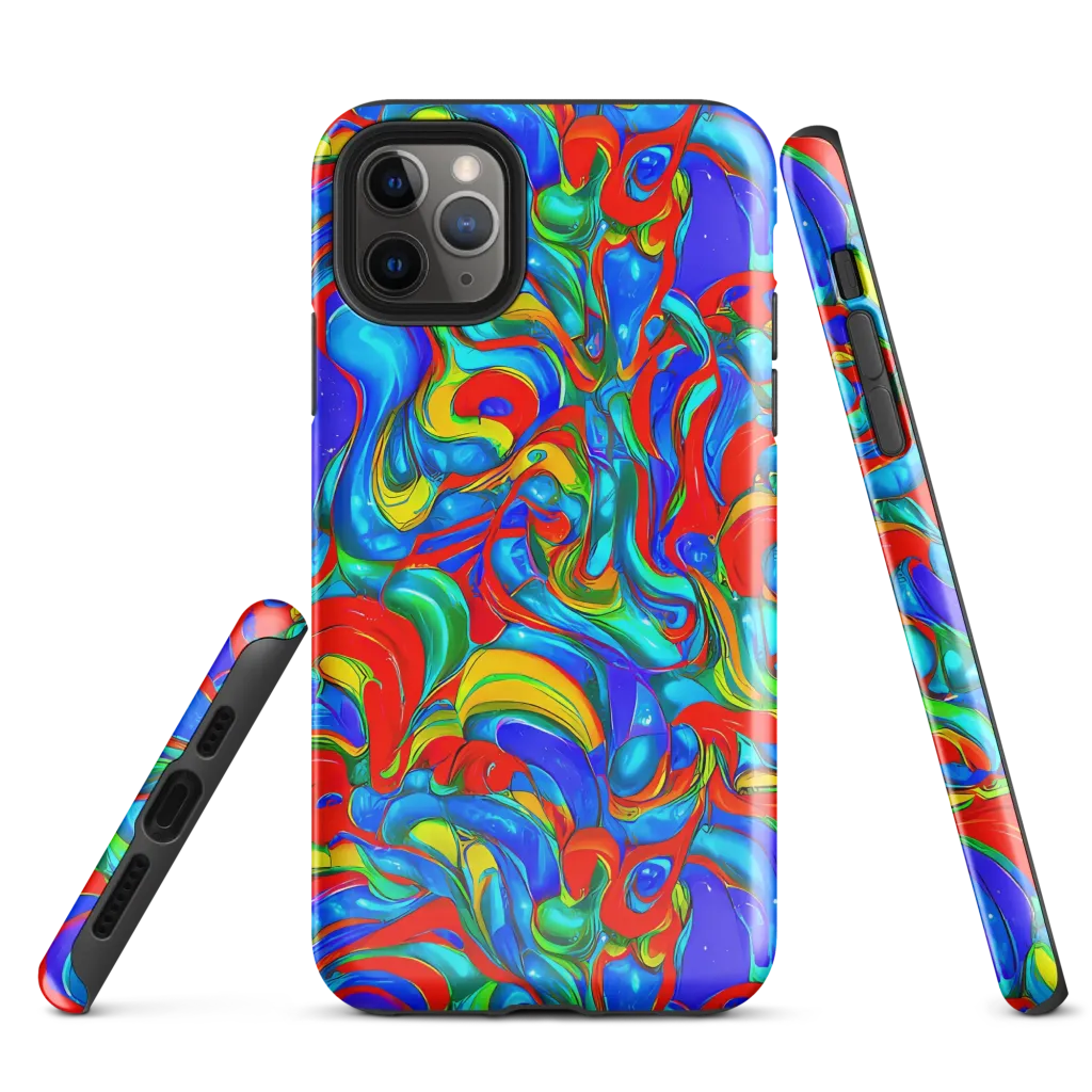 Hypercolor Flow on Tough Case for iPhone® — Front