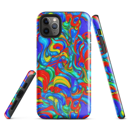 Hypercolor Flow on a Tough Case for iPhone®
