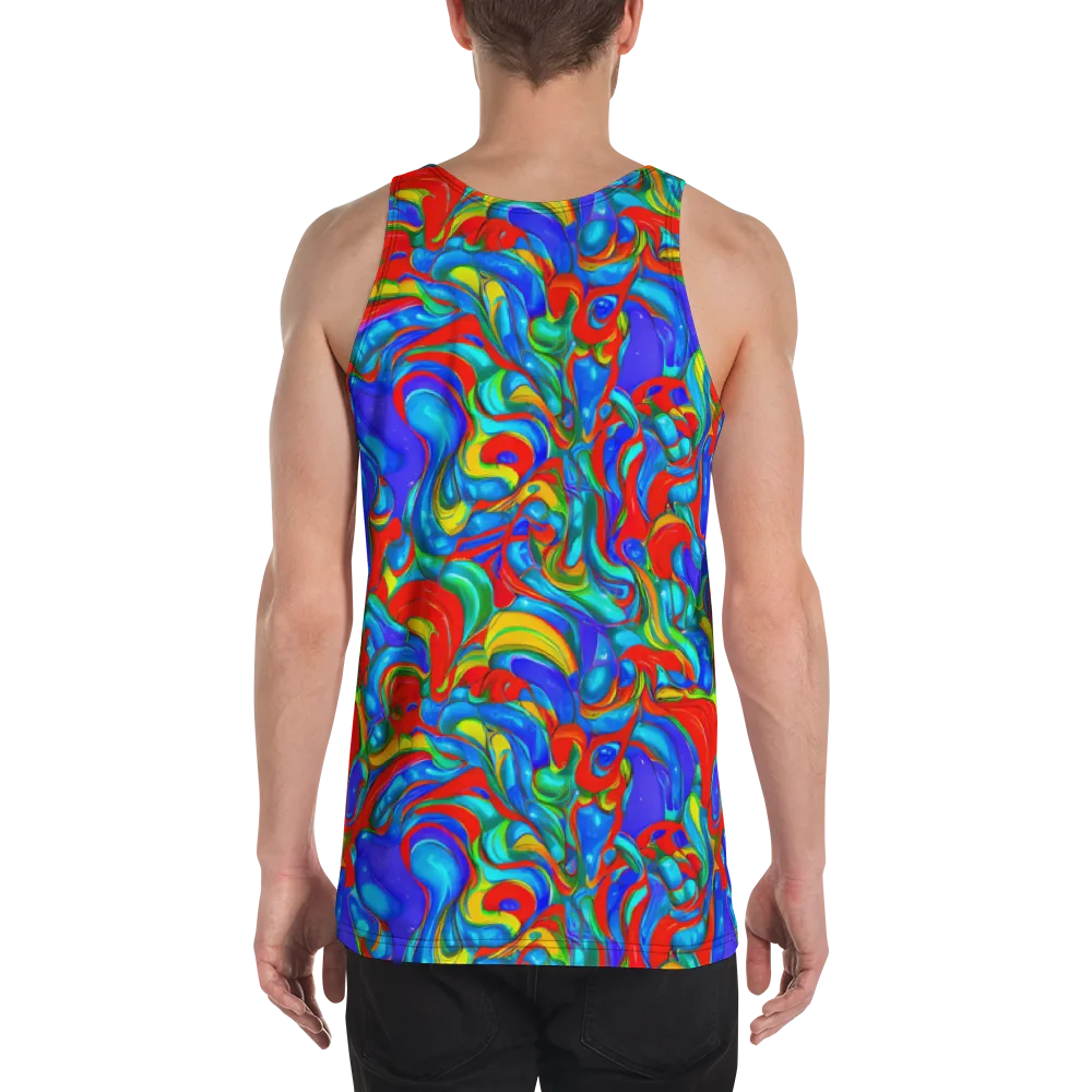 Hypercolor Flow on Men's Tank Top — Back