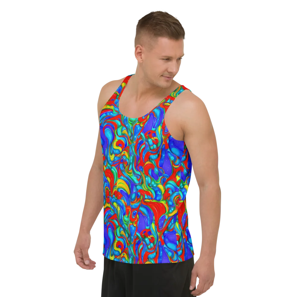 Hypercolor Flow on Men's Tank Top — Left Front