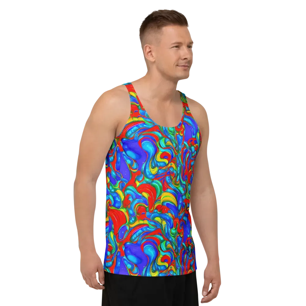 Hypercolor Flow on Men's Tank Top — Right Front