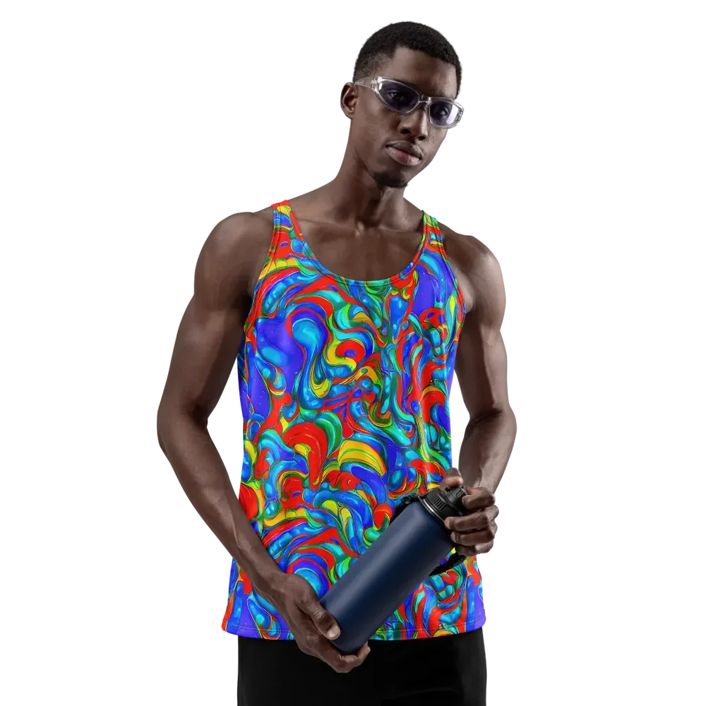 Hypercolor Flow on Men's Tank Top — Front