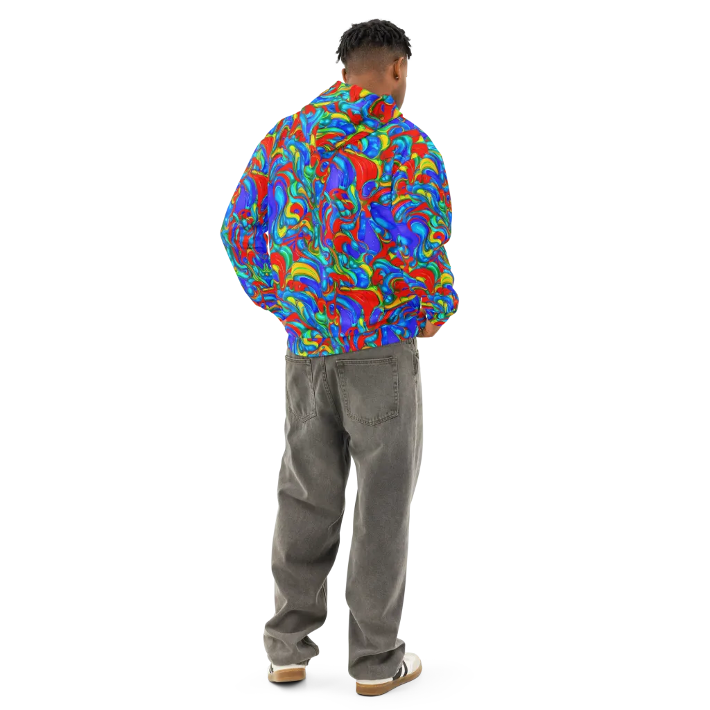 Hypercolor Flow on Cotton Hoodie — Back